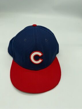 New Era Navy and Red Chicago 'C' Snapback